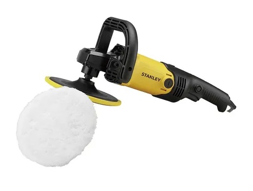 PULIDORA ANGULAR 7" 1300W 500 RPM VELOCIDAD VARIABLE + BONETE SUAVE REF SP137K-B3 /PUL-702 STANLEY