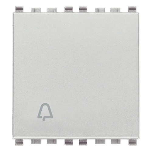 PULSADOR / TIMBRE 2 MOD. 1P N0 10A 120-250V COLOR NEXT REF. 20008.2.C.N SERIE EIKON MARCA VIMAR