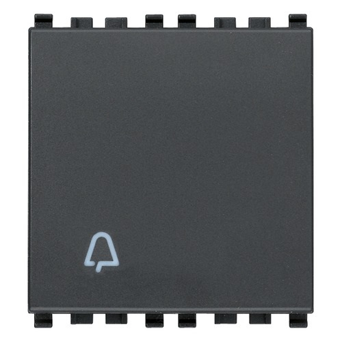 PULSADOR / TIMBRE 2 MOD. 1P N0 10A 120-250V COLOR GRIS REF. 20008.2.C SERIE EIKON MARCA VIMAR