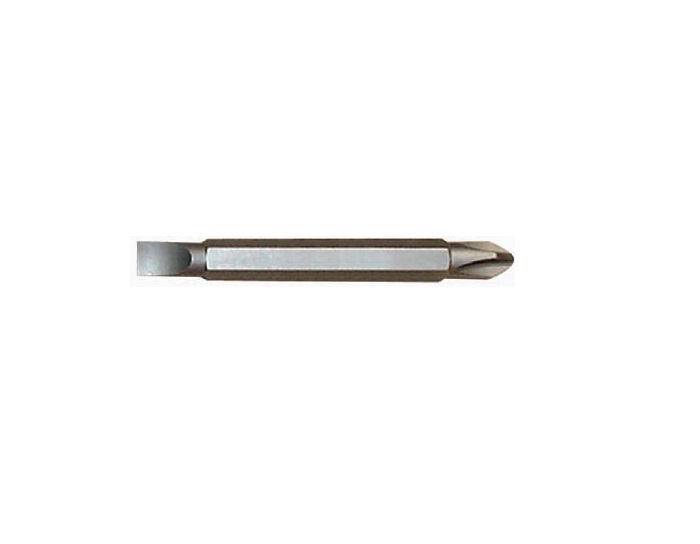 PUNTA PARA TORNILLOS DE ESTRIAS / PLANOS DE 1/4" X 60 MM REF. (2)-(6) MARCA EGB