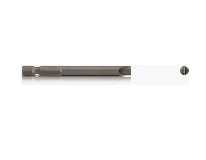 PUNTA PLANA PARA TORNILLOS DE 1/4" X 50 MM X 6 MM REF. 612 MARCA EGB