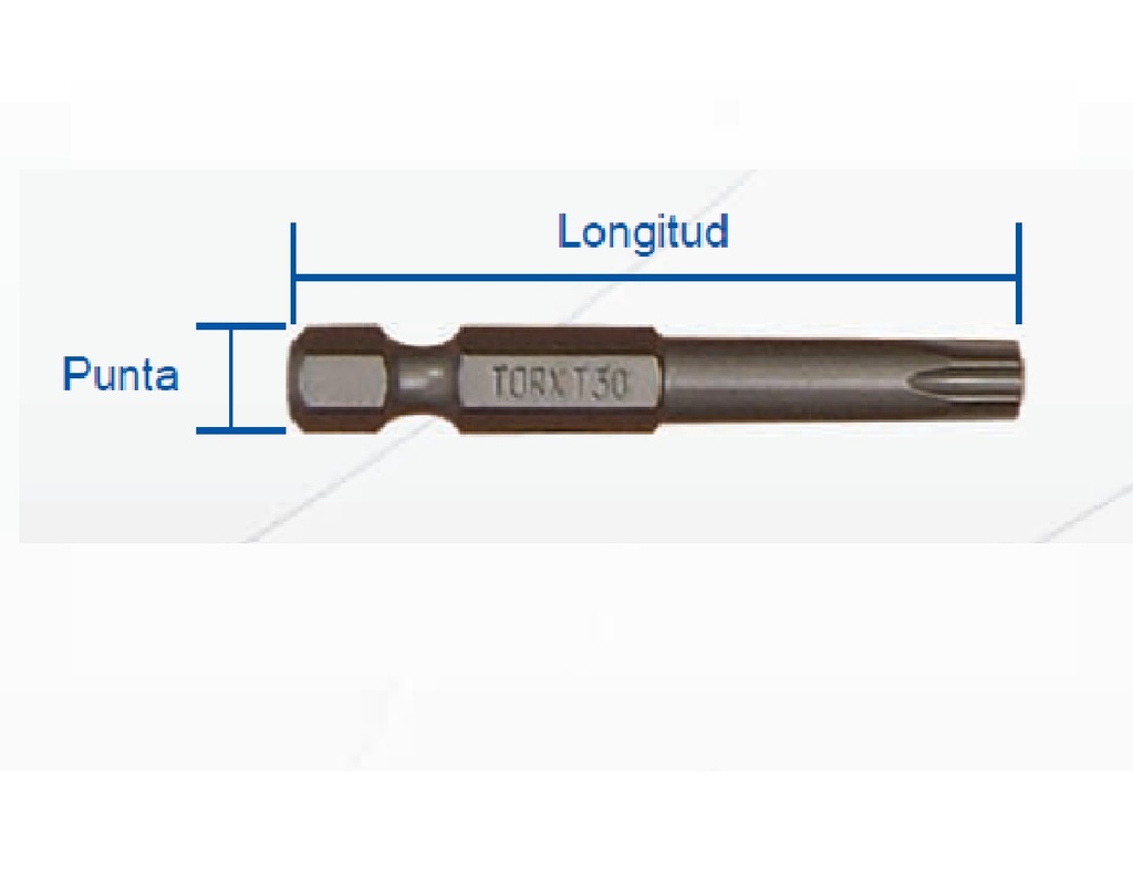 PUNTA TORX PARA CELULARES Y LINEA AUTOMOTRIZ 1/4" X 50 MM REF. T-10B MARCA EGB