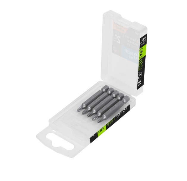 JUEGO DE PUNTA DE CRUZ PH0 X 2" 5 PZAS MOD. PUDE-1200 REF. 12144 MARCA TRUPER