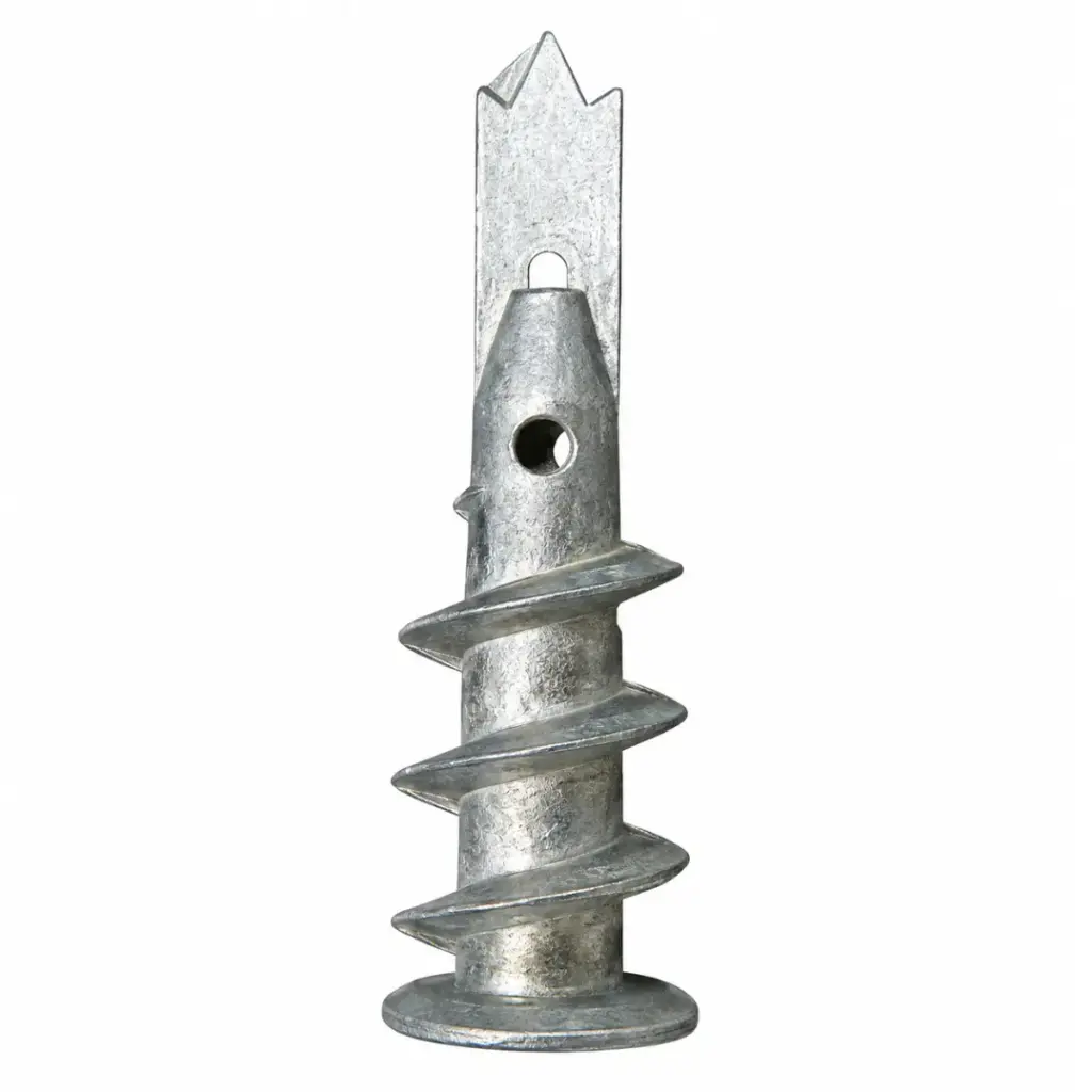 RAMPLUG METALICO PARA MADERA Y FIBROCEMENTO DE 1/2" X 1" ZINCADO AUTORROSCANTE MARCA BUILDCO