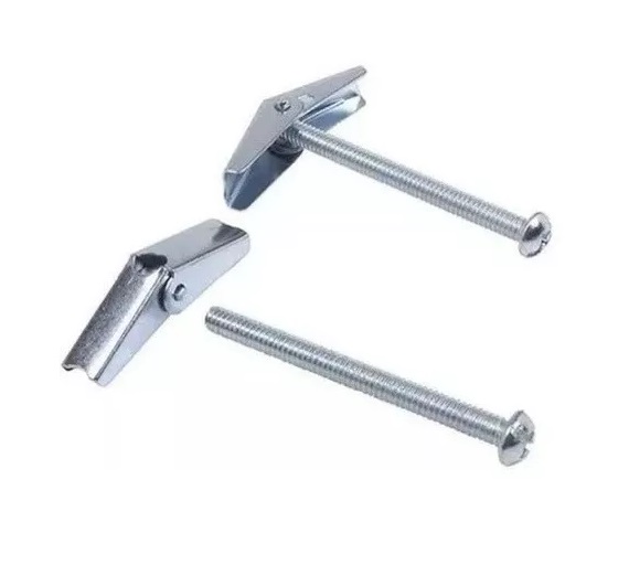ANCLAJE / RAMPLUG MARIPOSA 1/4" C/TORNILLO (BLISTER 4 UNDS) REF. EMP126 MARCA HJ