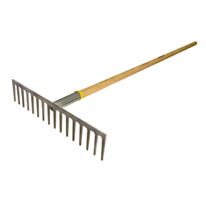 RASTRILLO RECTO ASFALTO O JARDINERIA 16 DIENTES REF. PROH0010 / 1007014 MARCA RUTEL