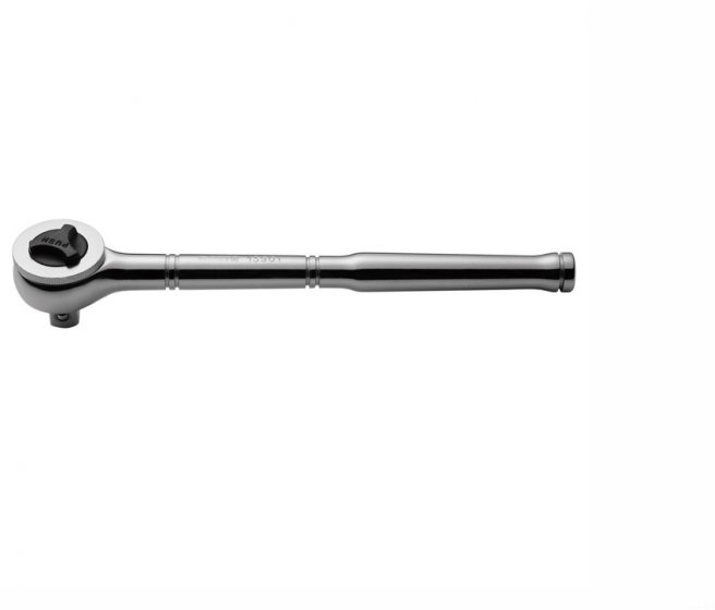 RATCHET CROMADO MANDO DE 1/2" CABEZA REDONDA REF. 13901 COD. 323008 MARCA SATA