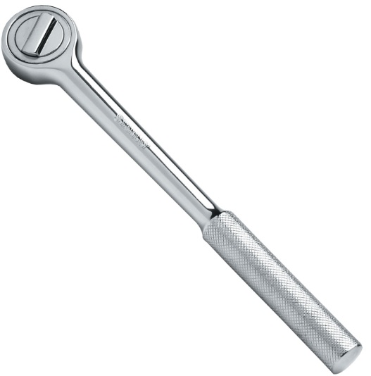 RATCHET MANGO CROMADO 1/4" X 6" C/B REF. 86-119 MARCA STANLEY