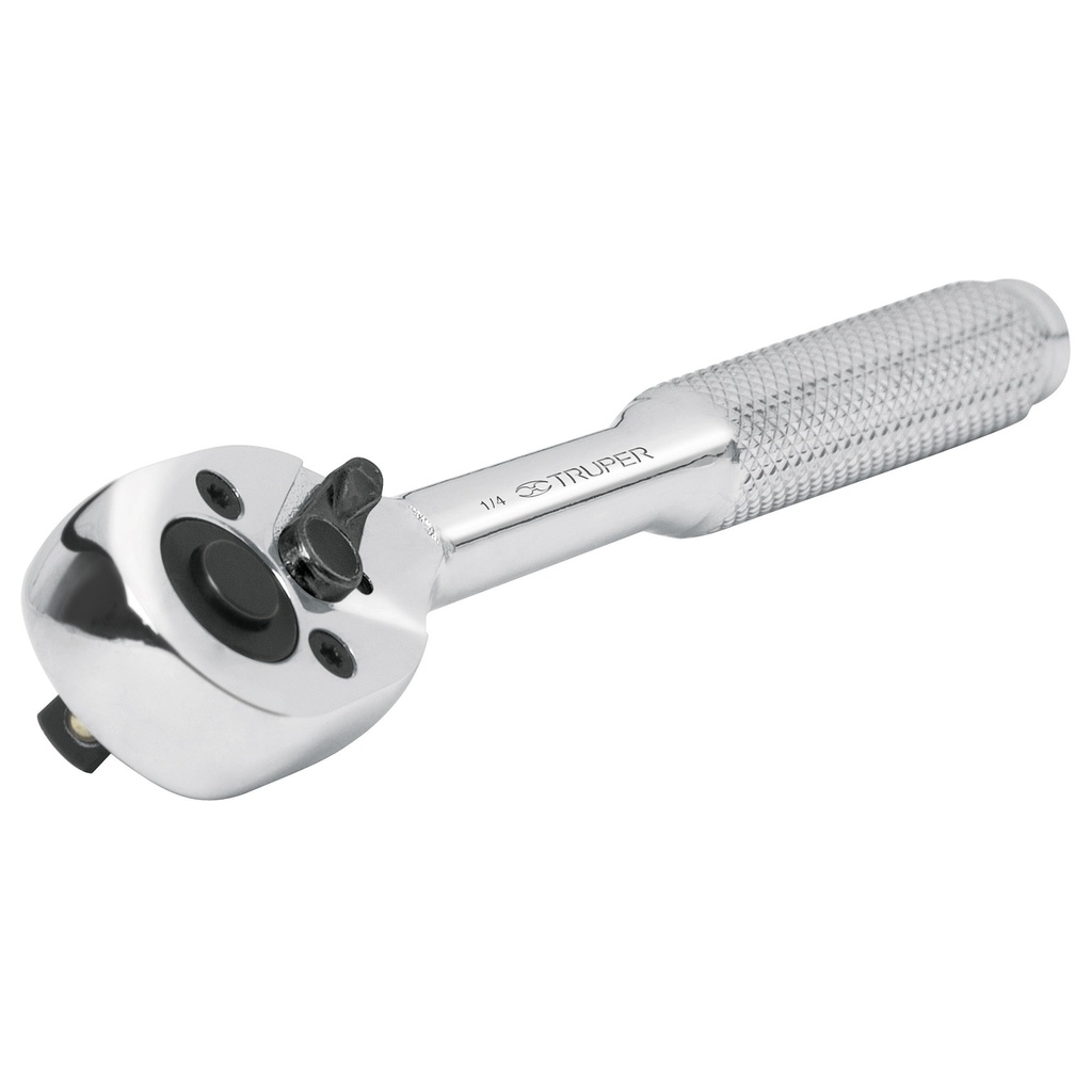 RATCHET STANDAR 1/4" CABEZA DE PERA LARGO 5 1/8" LIB/RAPIDA REF. 13214 MOD. M-1449-N MARCA TRUPER