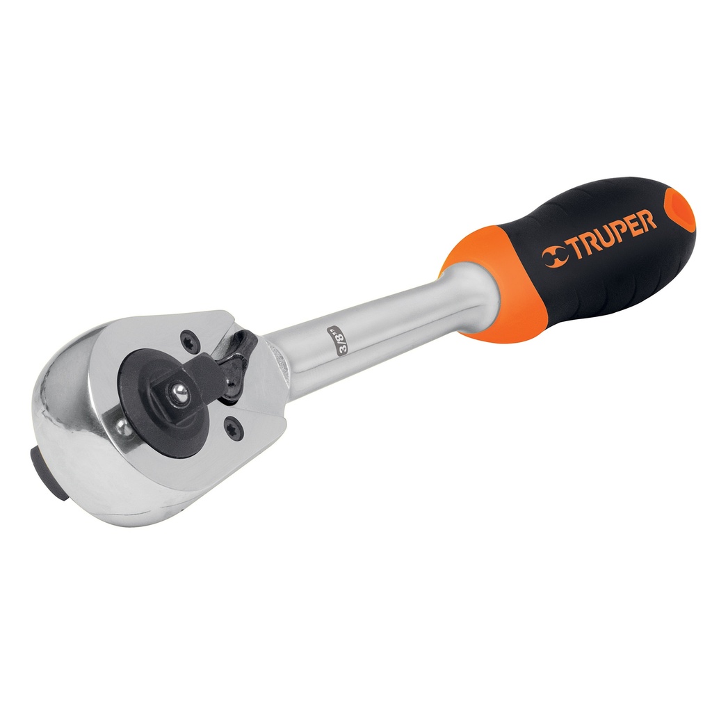 RATCHET DOBLE CUADRO 3/8"-1/2" ERGONOMICO LARGO 10" REF. 13413 MOD. M-3812 MARCA TRUPER