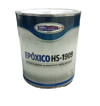 PINTURA EPOXICA + CATALIZADOR GRADO ALIMENTICIO HS-1909 BLANCO 1GL REF.432-001 MARCA METRO PAINT