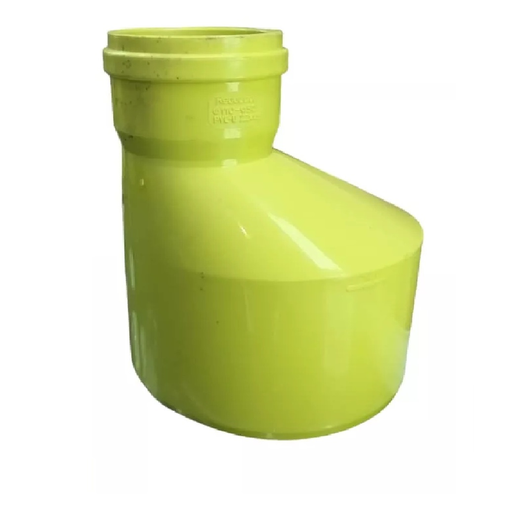 REDUCCION RECTA DE PVC PARA AGUA SERVIDA DE 110 MM X 50 MM (4" A 2") MARCA DERIVADOS PLASTICOS