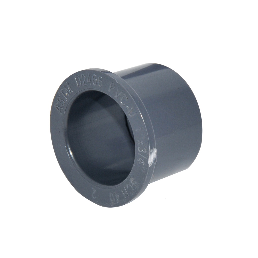 REDUCCION DE PVC AF T/ BUSHING LISO DE 1" X 3/4" REF. CPV-AF21 MARCA SEMILIC