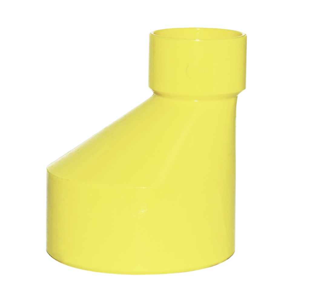 REDUCCION RECTA DE PVC PARA AGUA SERVIDA DE 110 MM X 75 MM (4" A 3") REF. 1010000716 MARCA TUBRICA