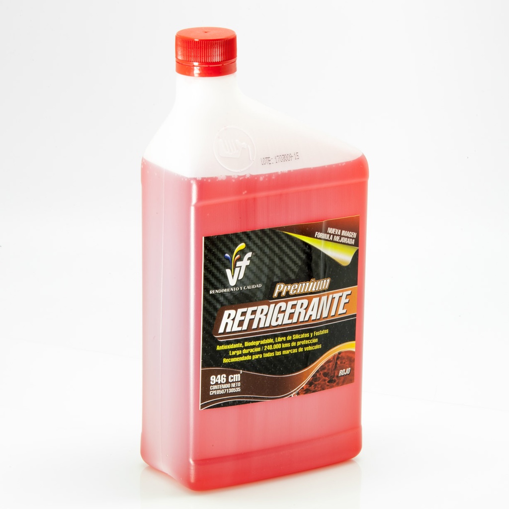 REFRIGERANTE ROJO PREMIUN 50 / 50 1 GL ( 3.78 LTS ) REF. 3352015 COD. PTRRP-514 MARCA FLUVECA