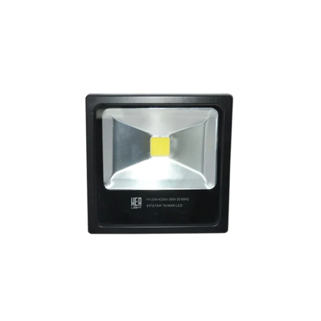 REFLECTOR CUADRADO LED 20 W COB AC 85 - 265 V 6.500 K MARCA HEA LIGHT