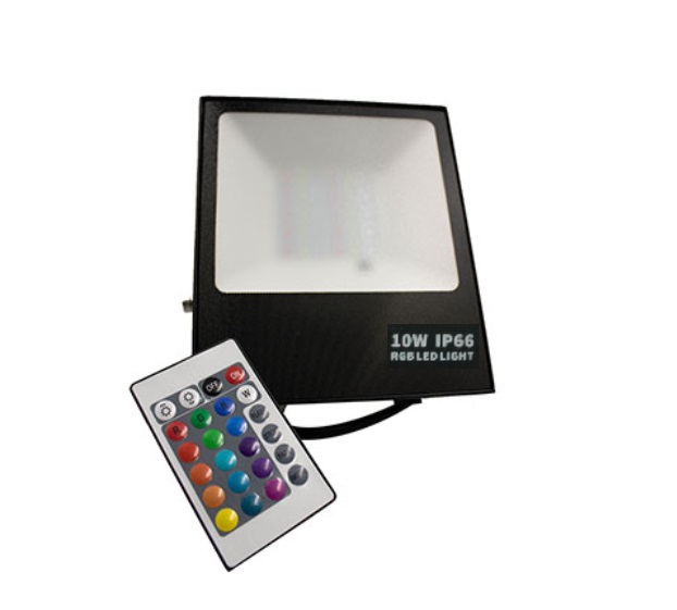 REFLECTOR LED RGB SLIM 10 W 90-277 V IP65 C/CONTROL REF.SDMRGB-SLIM-10W COD.308818 MARCA HEA LIGHT
