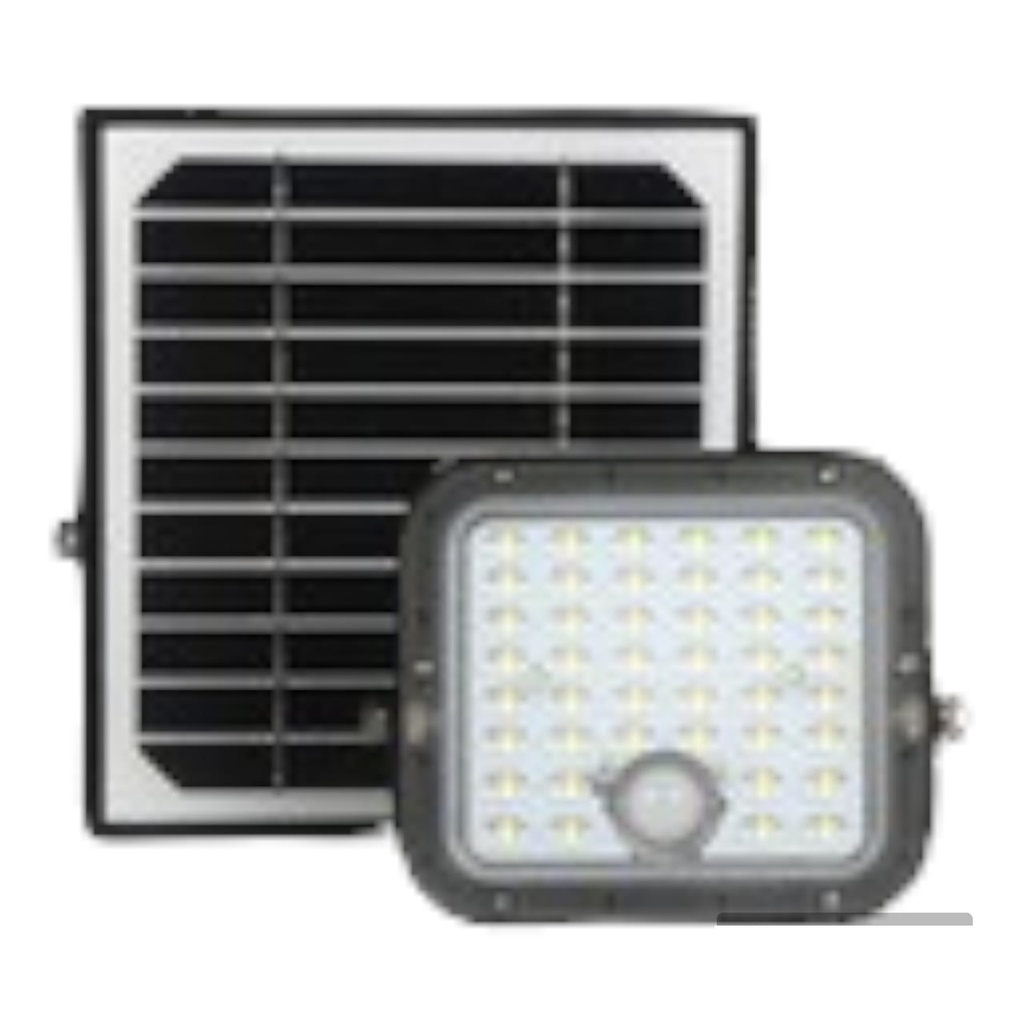 REFLECTOR PARA JARDIN 10W 6500K 1500LM 5.5V ABS+PC IP65 MOD. CUBE C/PANEL SOLAR REF. LRS10W6K ILUMIN