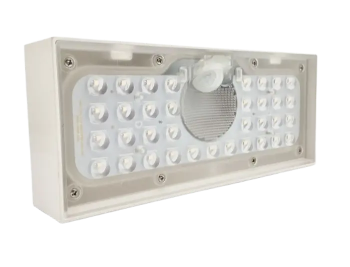 REFLECTOR PARA JARDIN 6W 4500K 800LM 5.5V ABS+PC IP65 MOD. BRICK C/PANEL SOLAR REF. LRS6W4K ILUMINAK