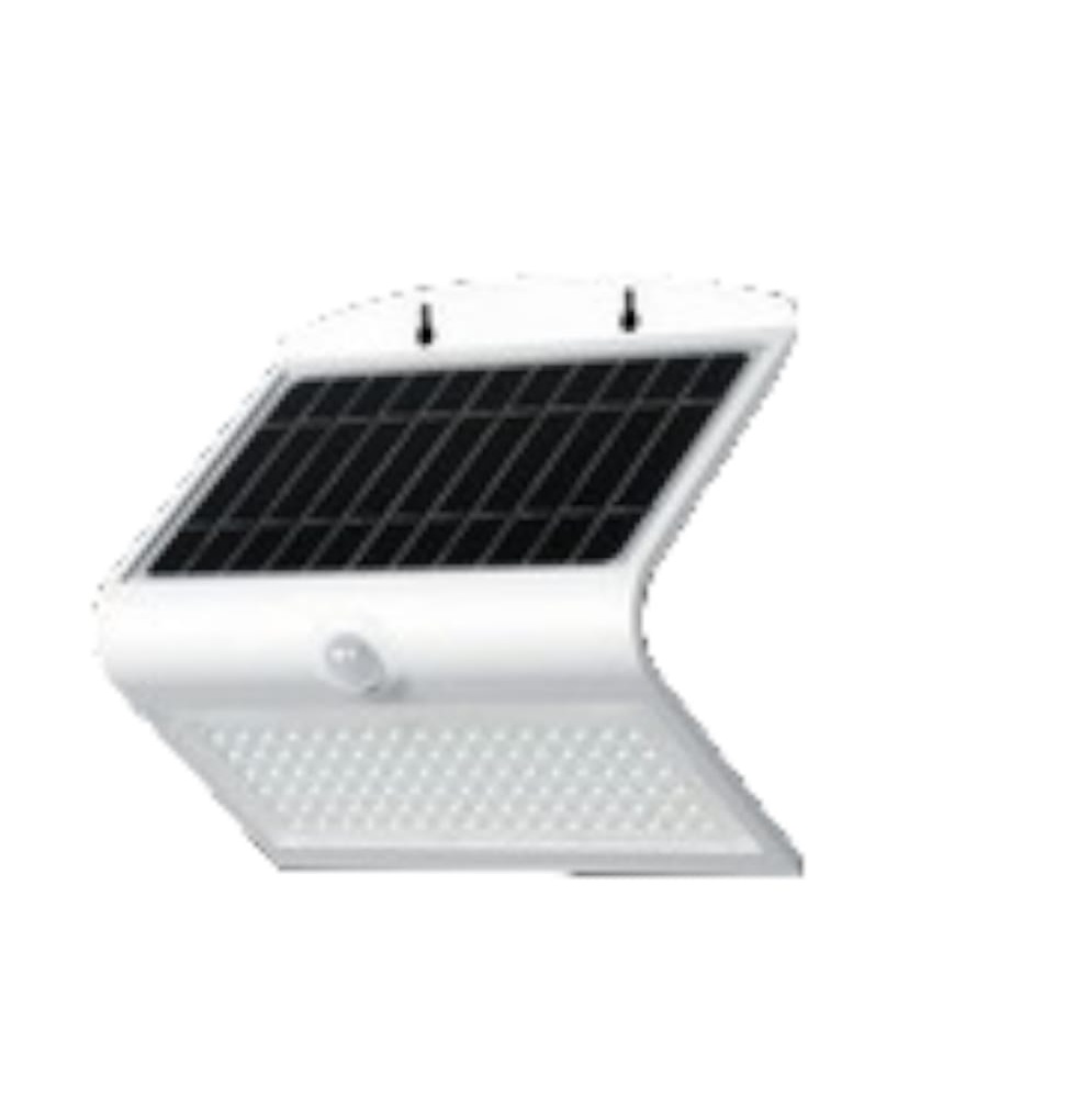 REFLECTOR PARA JARDIN 8W 4500K 850LM 10V ABS+PC IP65 MOD. BUTTERFLY C/PANEL SOLAR REF. LRSB8W4K ILUM
