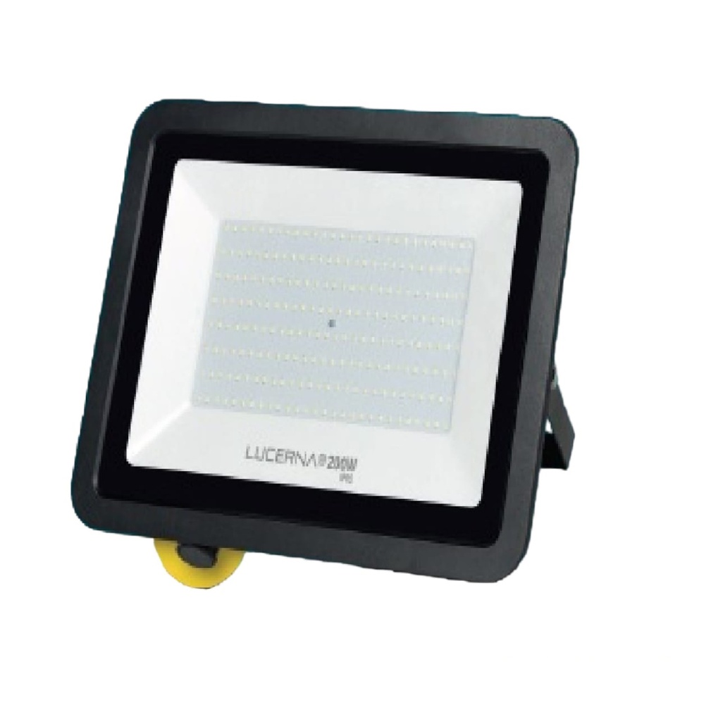 REFLECTOR LED PLANO 200 W COLOR NEGRO 6000 K MULTV 100 - 277 V IP65 REF. RP200CV MARCA LUCERNA