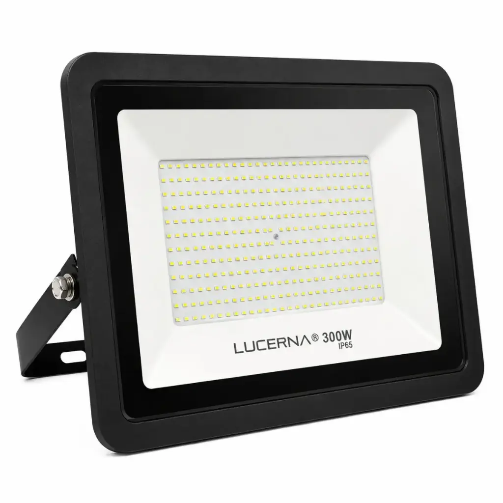 REFLECTOR LED PLANO 300 W COLOR NEGRO 6000 K MULTV 100 - 277 V IP65 REF. RP300CV MARCA LUCERNA