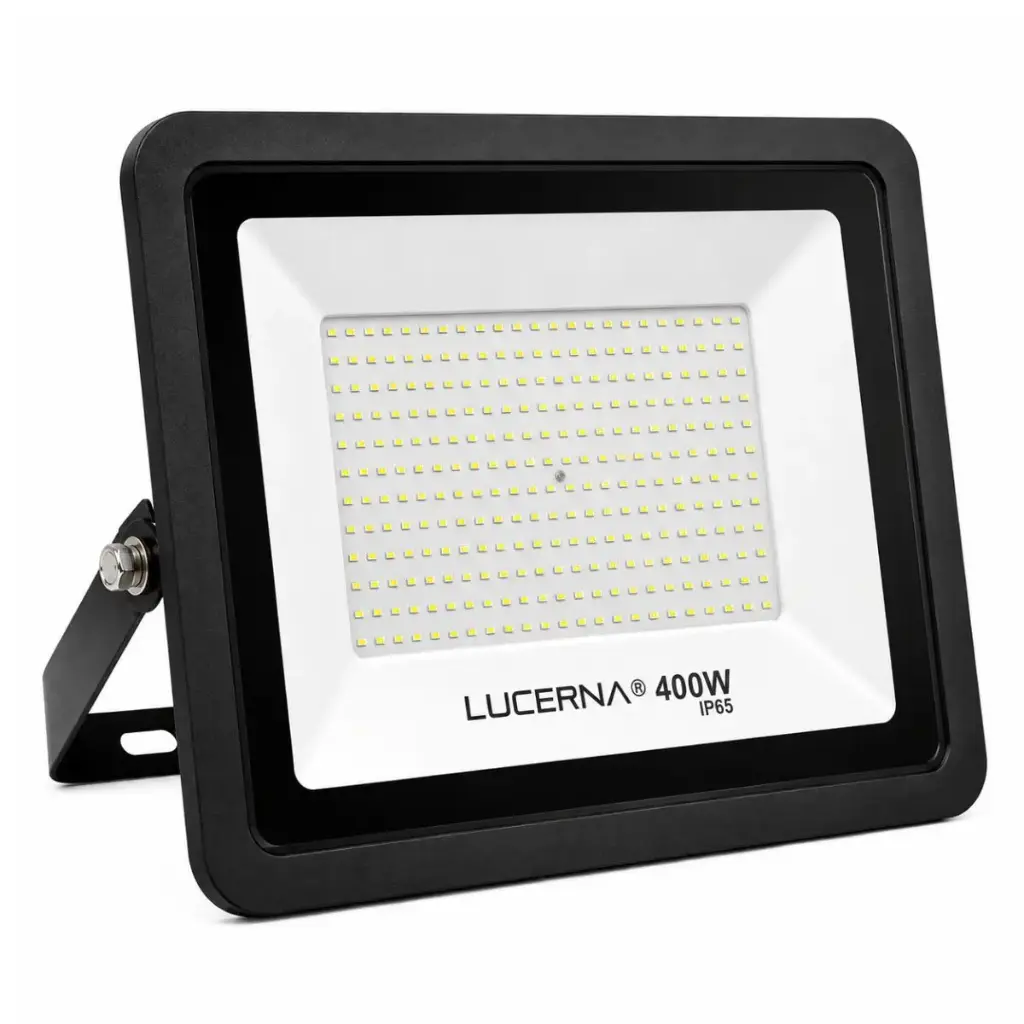 REFLECTOR LED PLANO 400 W COLOR NEGRO 6000 K MULTV 100 - 277 V IP65 REF. RP400CV MARCA LUCERNA