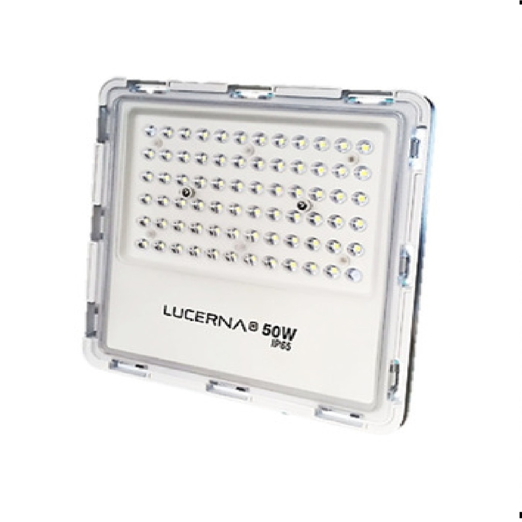 REFLECTOR LED EXTRA PLANO 50 W COLOR BLANCO 6500 K IP65 MULTV 85 - 330 V REF. RP50B MARCA LUCERNA
