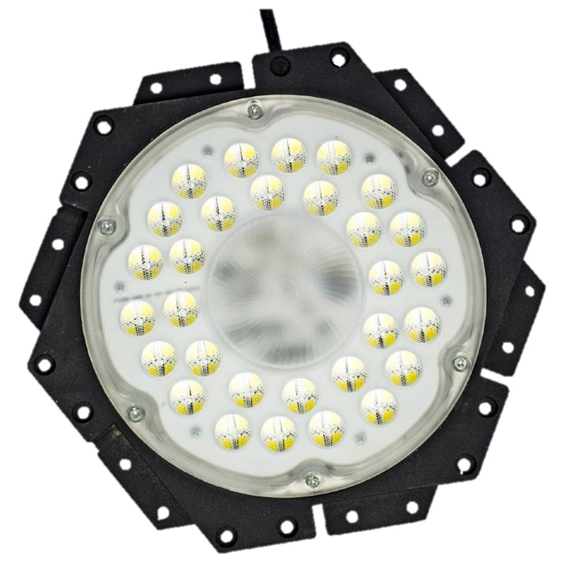 REFLECTOR LED TRANSFORMER REDONDO 100W 6000K MULTV 100 - 277V (12.000 LUMEN) REF.HB240 MARCA LUCERNA