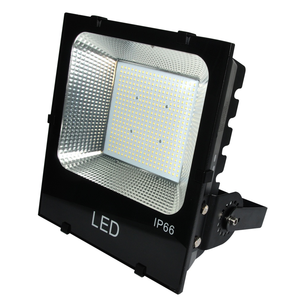 REFLECTOR LED CUADRADO IP66 DE 200 W 6500 K 85-265 V MULT. REF. RLEX200W01 MARCA LUMINIKA