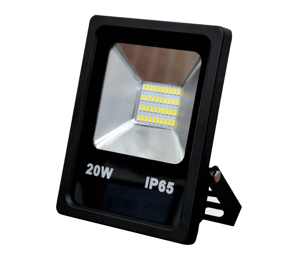 REFLECTOR LED SLIM SMD 20 W AC 100 - 277 V 6000 K REF. LUXRF.20.BF MARCA LUXOLAR