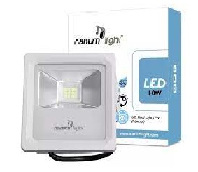 REFLECTOR LED 10W 6500K 85V-277V MOD. FLOOD LIGHT REF. 80202056641 COD. 566410 MARCA NANUM LIGHT