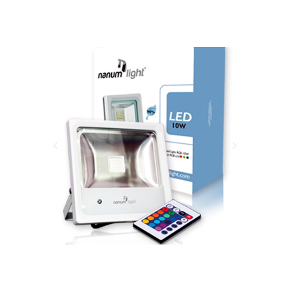 REFLECTOR LED RGB 10W IP66 MOD. FLOOD LGHT REF. 880202056738 MARCA NANUM LIGHT