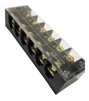 REGLETA BORNERA DE BAQUELITA TB-6006 6 P 60 A 600 V MOD. TB-606 REF.CON24283 MARCA ANDELI