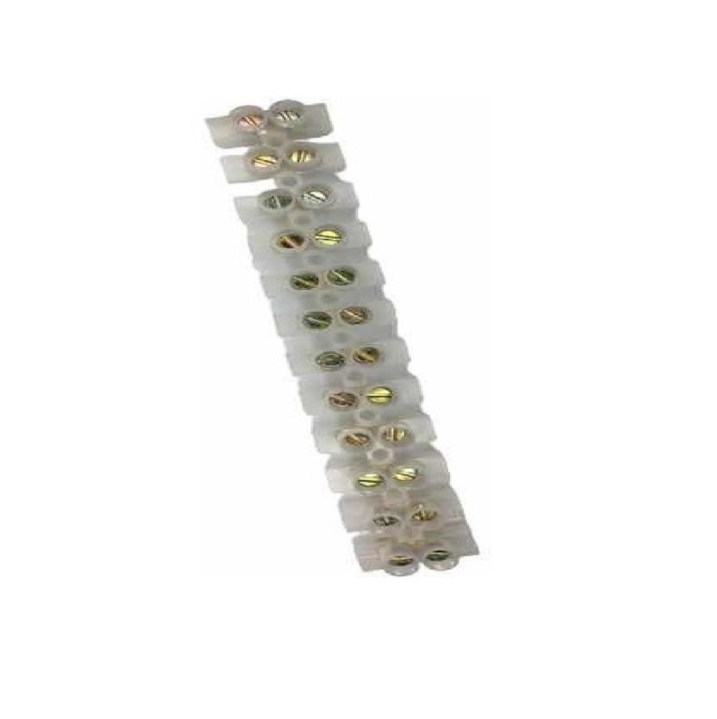 REGLETA BORNERA PLASTICA 10 A 400 V 10 MM TBS-10A UNIDAD REF.CON24312 MARCA ANDELI