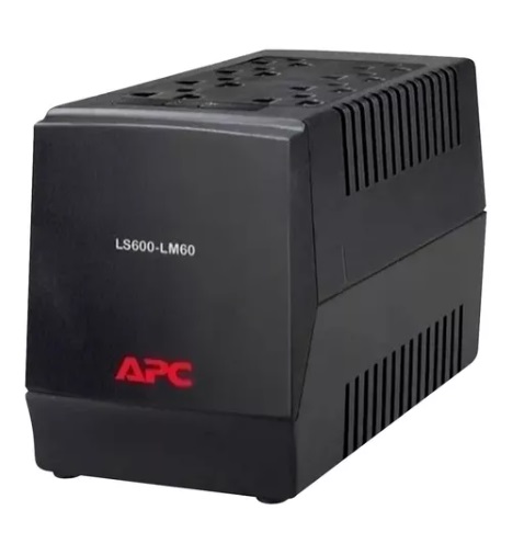 REGULADOR DE VOLTAJE AUTOMATICO AVR 120 V / 300 W 8 TOMAS 60HZ / LS600-LM60 REF 340997 MARCA APC