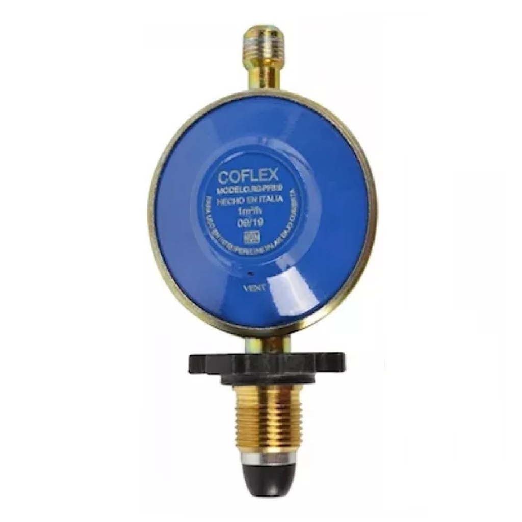 REGULADOR GAS 3/8 BAJA PRESION C/TERMINACION REF. RG-PFB10 MARCA COFLEX