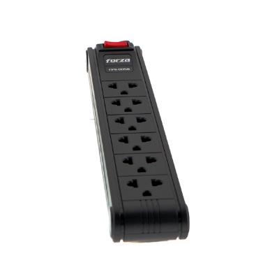 REGLETA 6 TOMAS / 1 CIRCUIT BREAKER/ 110-220 V / 2400W / 60HZ POWER STRIP REF. 200074 MARCA FORZA