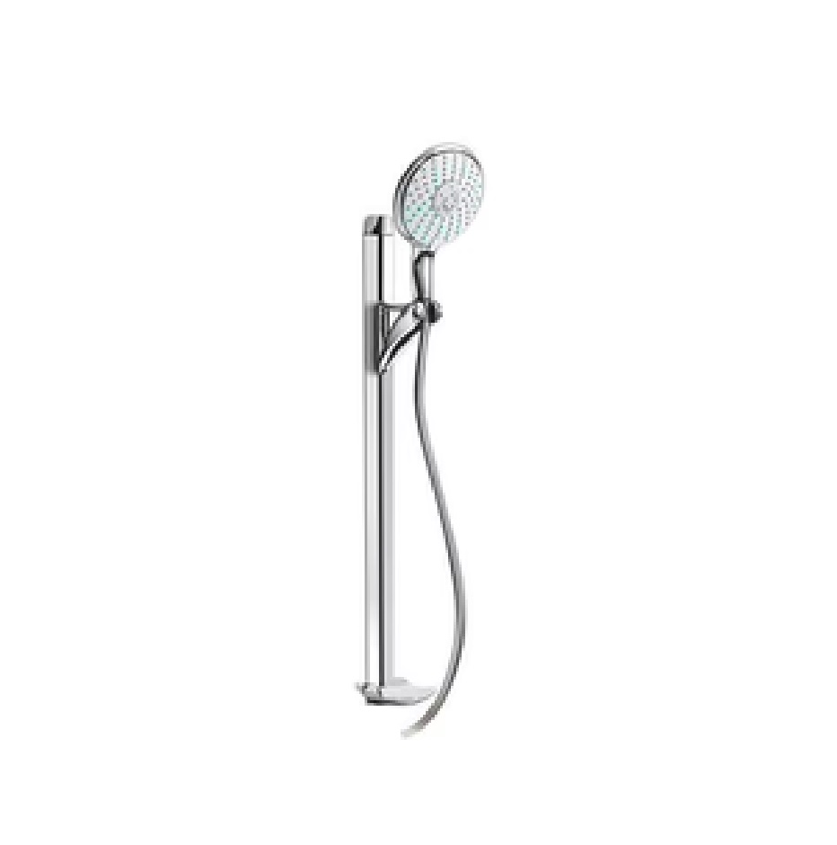 DUCHA / REGADERA DESLIZANTE C/DUCHA REDONDA 3 FUNCIONES REF. MET301M MARCA METALES ALEADOS
