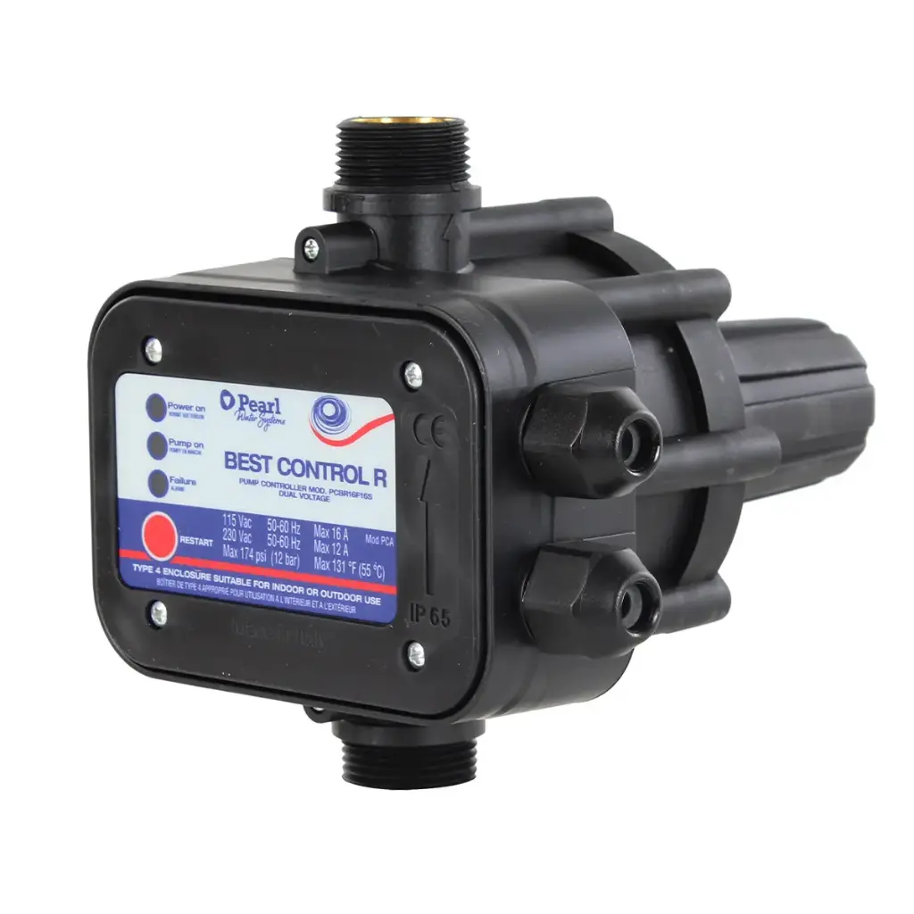 REGULADOR ELECTRON. DE PRESION BEST CONTROL R 1" MAX 174 PSI 115-230V 12 -16 A MONOFASICO REF. PCBR16F16S PEARL