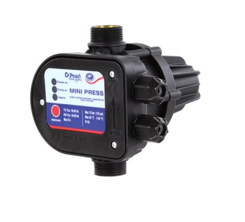 REGULADOR ELECTRONICO DE PRESION MINI PRESS 1" MAX 147 PSI 115-230V 8 AMP REF. PCMP08F16S PEARL