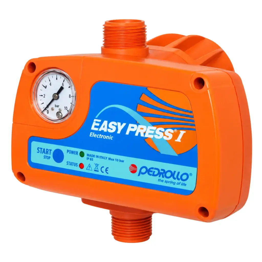 REGULADOR ELECTRONICO DE PRESION EASYPRESS 1 HP 115 V 60HZ C/MANOM. REF. 50066/215U1P MARCA PEDROLLO