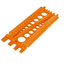 REGLETA PARA MEDIR TUERCAS Y TORNILLOS STD-MM MOD. REGLA-22 MARCA TRUPER