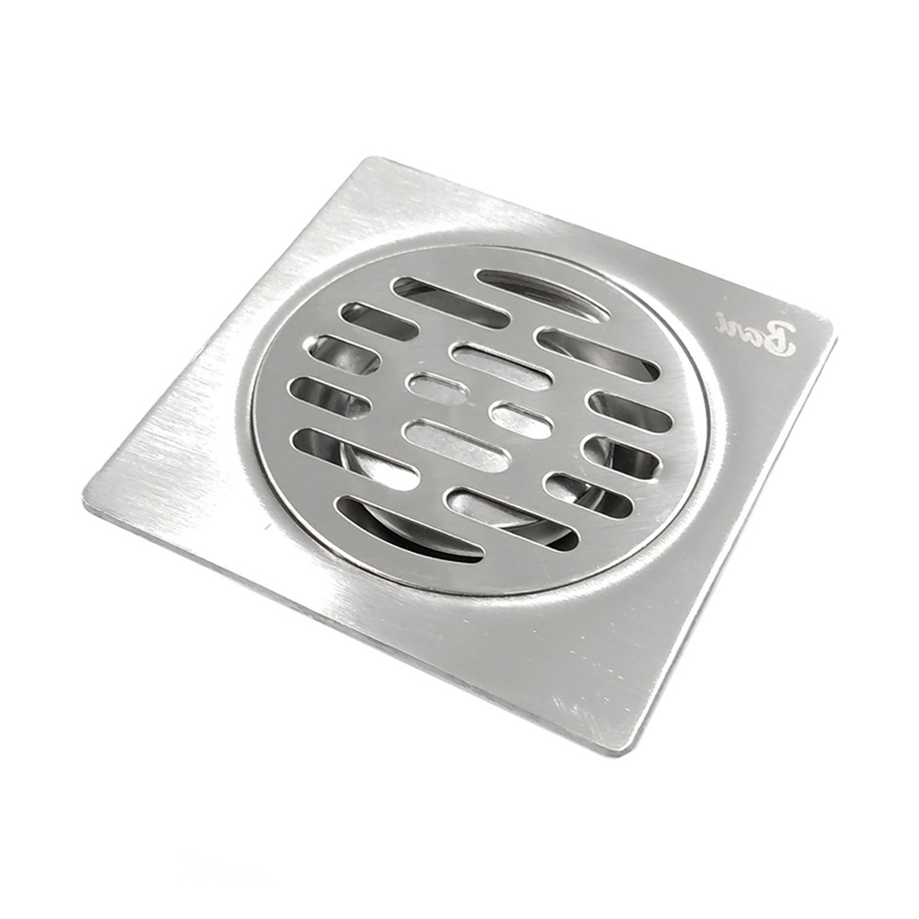 REJILLA CUADRADA ESTANDAR ACERO INOX. CEPILLADO DE 2" REF. DRE.01.01 MARCA BARI