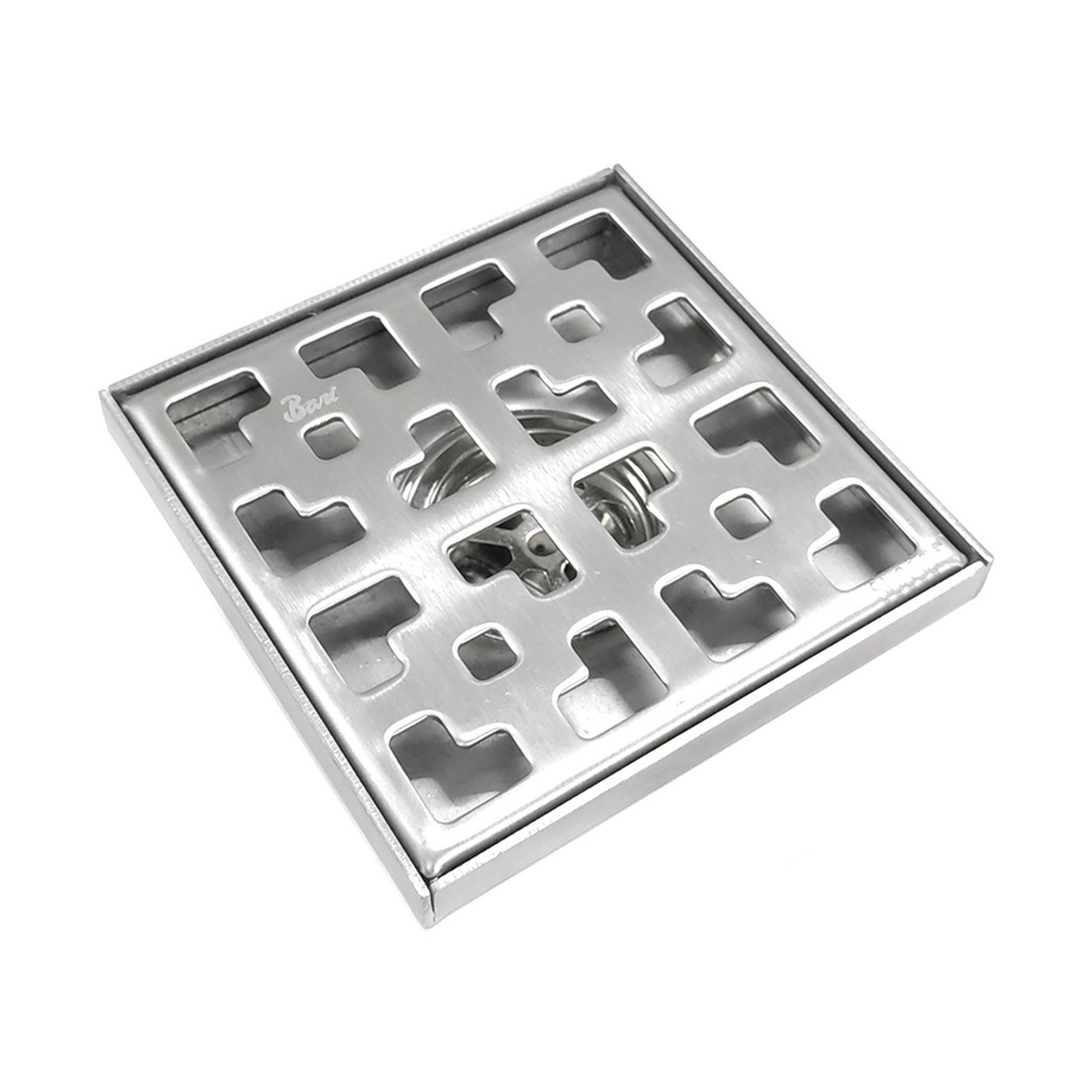 REJILLA CUADRADA 10 CM X 10 CM ACERO INOX. REF. DRE.01.05 MARCA BARI