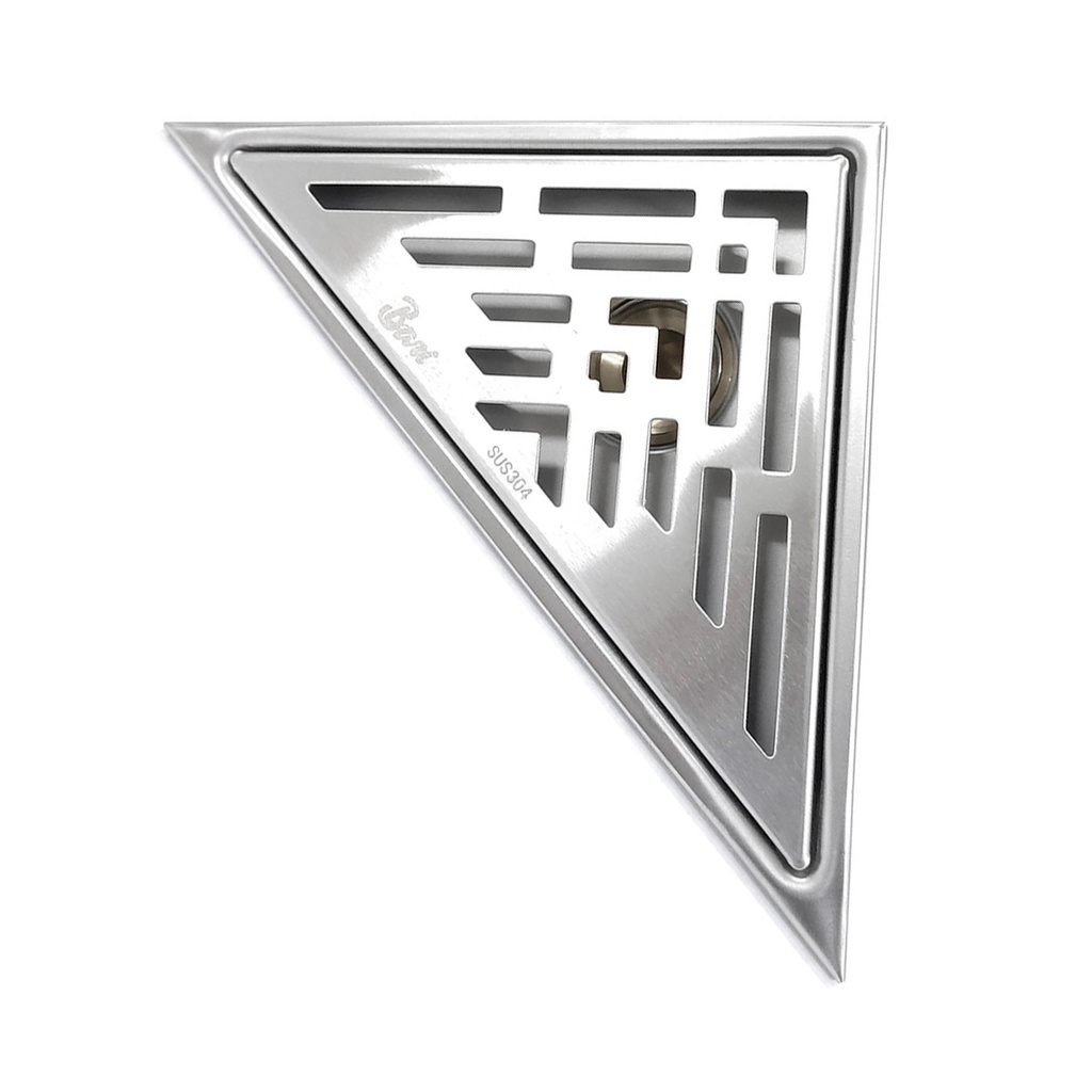 REJILLA TRIANGULAR ACERO INOX. REF. DRE.01.06 MARCA BARI