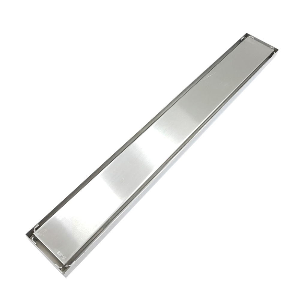 REJILLA RECTANGULAR 8 CM X 58 CM ACERO INOX. REF. DRE.01.08 MARCA BARI