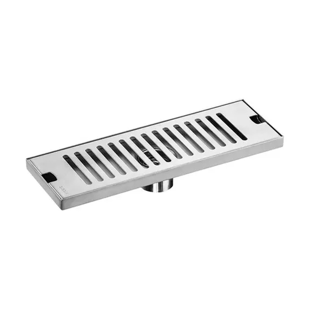 REJILLA RECTANGULAR 10 CM X 20 CM ACERO INOX. REF. DRE.01.12 MARCA BARI