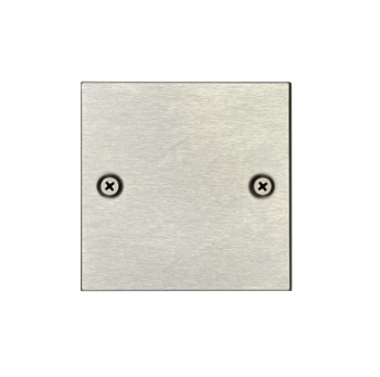 REJILLA CUADRADA CIEGA ACERO INOXIDABLE DE 10 CM X 10 CM REF. RC0811 MARCA BM