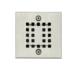 REJILLA CUADRADA PERFORADA ACERO INOXIDABLE DE 10 CM X 10 CM REF. RC0813 MARCA BM